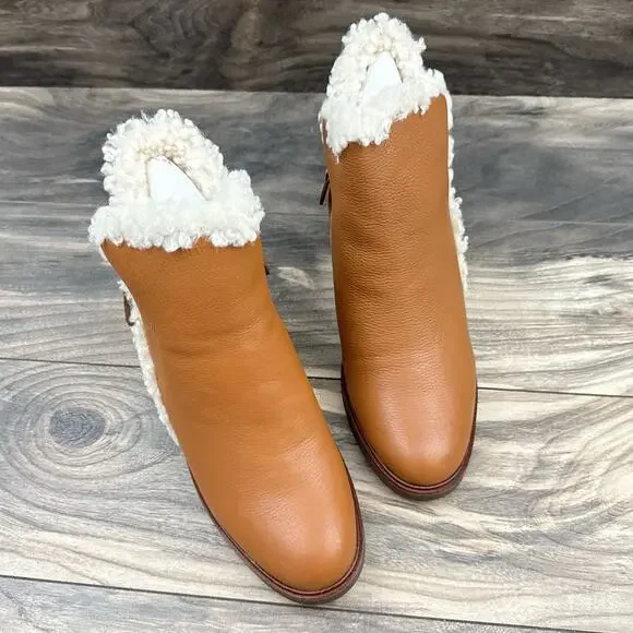 NIB Gentle Souls by Kenneth Cole 9M Best 65MM Zip Bootie Cozy Ankle Boots - Picture 2 of 11